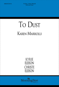 To Dust Sheet Music by Karen Marrolli