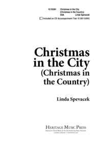 Christmas in the City Sheet Music by Linda Spevacek