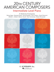 20th Century American Composers - Intermediate Level Piano Sheet Music by Various