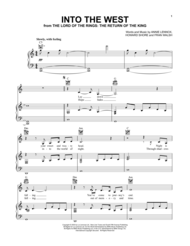 Into The West Sheet Music by Fran Walsh