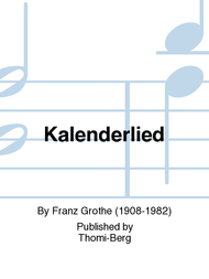 Kalenderlied Sheet Music by Franz Grothe