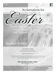 Acclamations for Easter Sheet Music by Stephen Walters