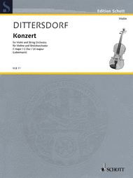 Concerto C major Krebs 157 Nr. 10 Sheet Music by Karl Ditters Von Dittersdorf