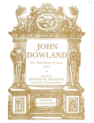 The Third Booke of Songs (1603) Sheet Music by John Dowland