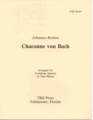 Chaconne von Bach Sheet Music by Johannes Brahms