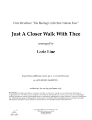 Just A Closer Walk With Thee Sheet Music by Lorie Line