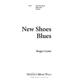 New Shoes Blues Sheet Music by Roger Lentz