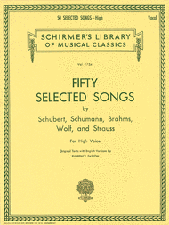 50 Selected Songs - High Voice Sheet Music by Various