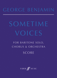 Sometime Voices Sheet Music by George Benjamin