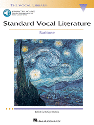 Standard Vocal Literature - An Introduction to Repertoire Sheet Music by Richard Walters