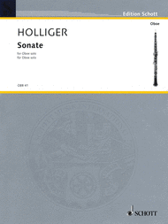 Sonata Sheet Music by Heinz Holliger