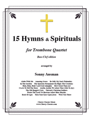 15 Hymns & Spirituals-Bass clef edition Sheet Music by Traditional