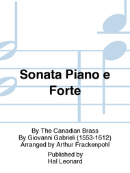 Sonata Piano e Forte Sheet Music by The Canadian Brass