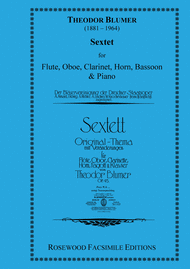 Sextett Op.45 Sheet Music by Theodor Blumer
