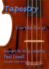 Tapestry by Carole King arranged for String Quartet Sheet Music by Carol King