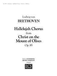 Hallelujah Chorus from Christ on the Mount of Olives (Orchestra Score and Parts) Sheet Music by Ludwig van Beethoven
