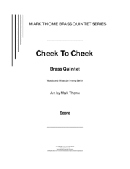 Cheek To Cheek Sheet Music by Irving Berlin