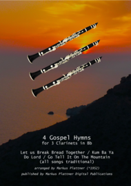 Oh Them Gospel Clarinets for 3 Clarinets in Bb Sheet Music by Traditional