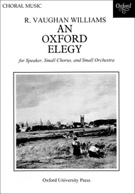 An Oxford Elegy Sheet Music by Ralph Vaughan Williams