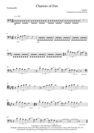 Chariots Of Fire  Cello Quartet Sheet Music by Vangelis