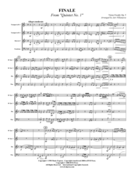 Finale from "Quintet No. 1" Sheet Music by Victor Ewald