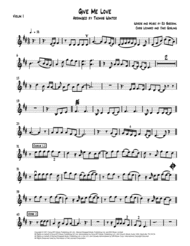 Give Me Love - String Quartet Sheet Music by Ed Sheeran
