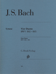 J.S. Bach: Four duets BWV 802-805 Sheet Music by Johann Sebastian Bach