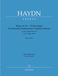 Missa in honorem Beatissimae Virginis Mariae E flat major Hob. XXII:4 'Great Organ Mass' Sheet Music by Franz Joseph Haydn