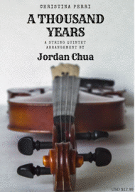 A Thousand Years for String Quintet Sheet Music by Christina Perri