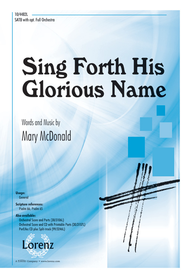 Sing Forth His Glorious Name Sheet Music by Mary McDonald