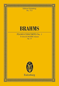 Concerto No. 1 D minor op. 15 Sheet Music by Johannes Brahms
