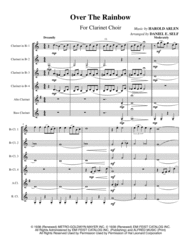 Over The Rainbow (Clarinet Choir) Sheet Music by Judy Garland