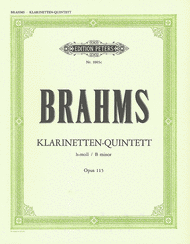 Klarinetten Quintett (Clarinet Quintet) No.3