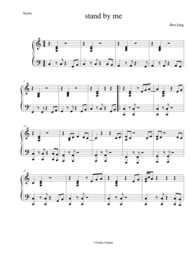 Stand By Me (piano solo) Sheet Music by Ben E. King