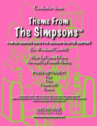 Theme From The Simpsons TM  from the Twentieth Century Fox Television Series THE SIMPSONS (for Woodwind Quartet) Sheet Music by Danny Elfman