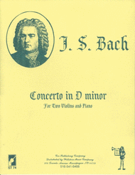Concerto in D Minor Sheet Music by Johann Sebastian Bach