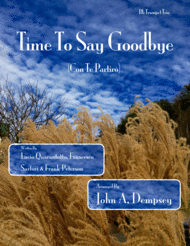 Time To Say Goodbye (Brass Trio for Trumpet) Sheet Music by Sarah Brightman with Andrea Bocelli