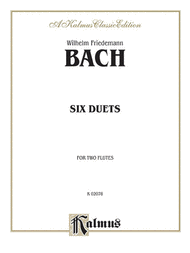 Six Duets for Two Flutes Sheet Music by Wilhelm Friedemann Bach