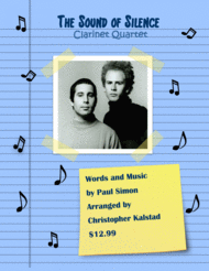 The Sound Of Silence (Clarinet Quartet) Sheet Music by Simon And Garfunkel