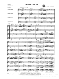 Licorice Licks - Full Score Sheet Music by Arthur Frackenpohl