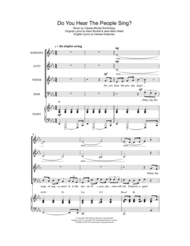 Do You Hear The People Sing? (from Les Miserables) Sheet Music by Original Cast Recording