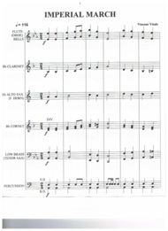 IMPERIAL MARCH Sheet Music by Vincent Vitale
