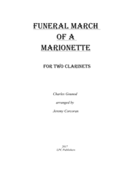 Funeral March of a Marionette for Two Clarinets Sheet Music by Charles Francois Gounod
