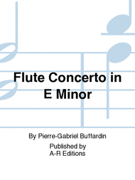 Flute Concerto in E Minor Sheet Music by Pierre-Gabriel Buffardin