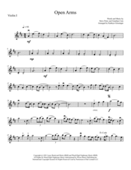 Open Arms - String Quartet Sheet Music by Steve Perry/Jonathan Cain
