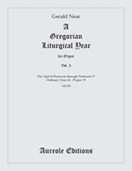 A Gregorian Liturgical Year for Organ
