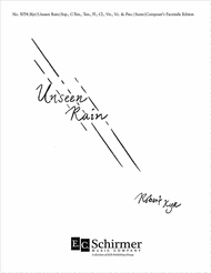 Unseen Rain Sheet Music by Robert Kyr