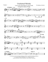 Unchained Melody - String Quartet Sheet Music by The Righteous Brothers