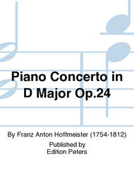 Piano Concerto in D Major Op. 24 Sheet Music by Franz Anton Hoffmeister