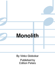 Monolith Sheet Music by Vinko Globokar